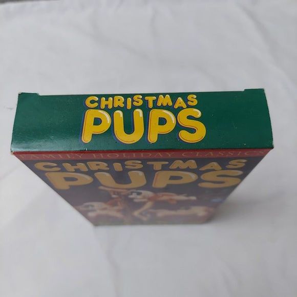 Christmas Pups VHS 4 Vintage Christmas Holiday Cartoons Front Row Entertainment - Picture 5 of 6
